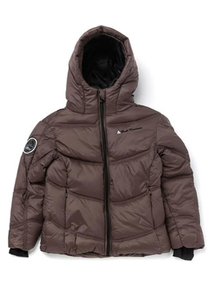 Doudoune Fille FANSEI PEAK MOUNTAIN Gris taupe