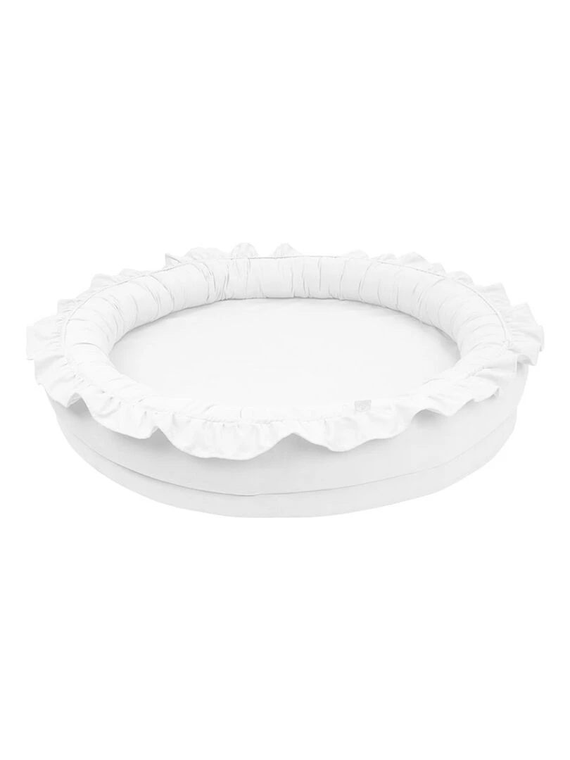 Tapis De Jeu En Coton Cocon Blanc Basic Blanc