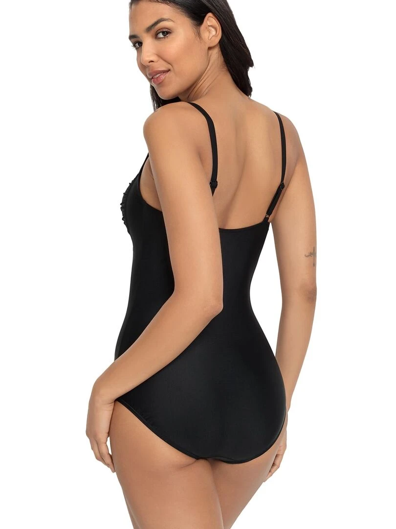 Maillot de bain amincissant 1 pièce TK 5 noir B à E Noir