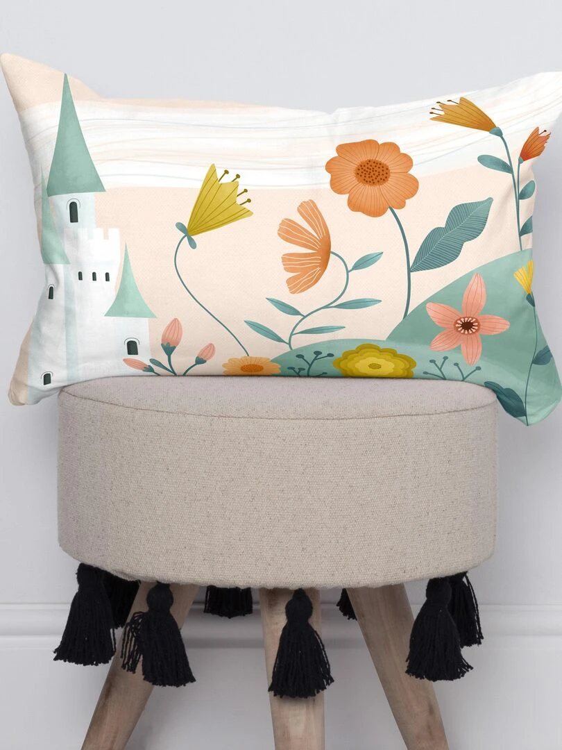 Housse de coussin Dreaming "Happyfriday"   Blanc