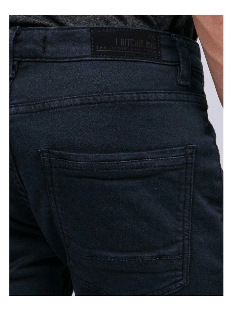 Pantalon 5 poches VAAS J   Bleu marine