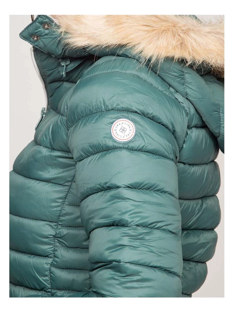 Doudoune légère capuche amovible UBAYE   Vert