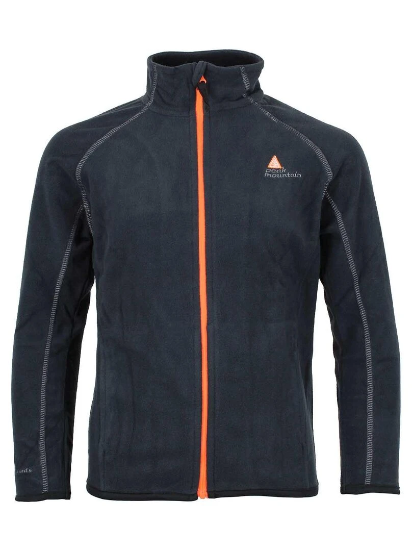 Sweat polaire garçon ECAFONE PEAK MOUNTAIN Noir Noir