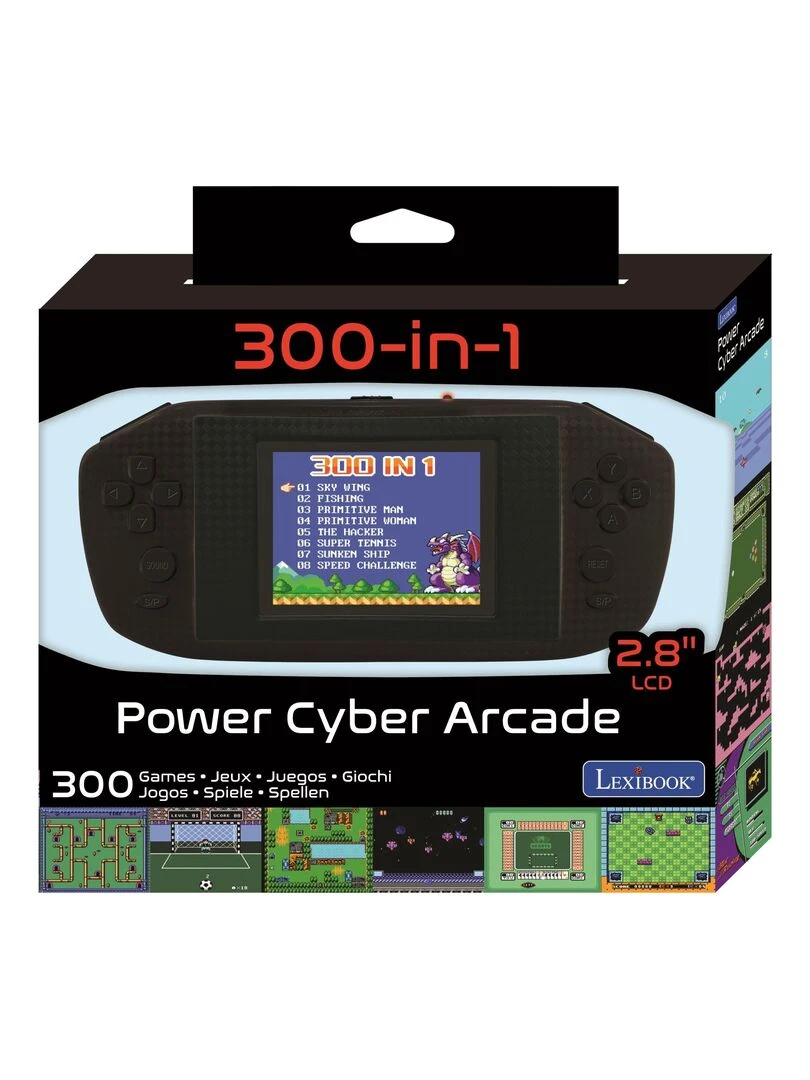 Console Portable Power Arcade Center   Écran 2.8'' 300 Jeux   N/A