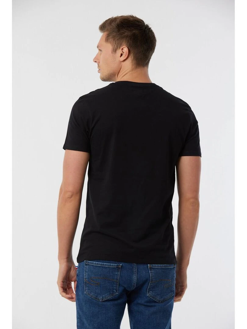 Lee Cooper   T Shirt manches courtes coton regular AREO   Noir