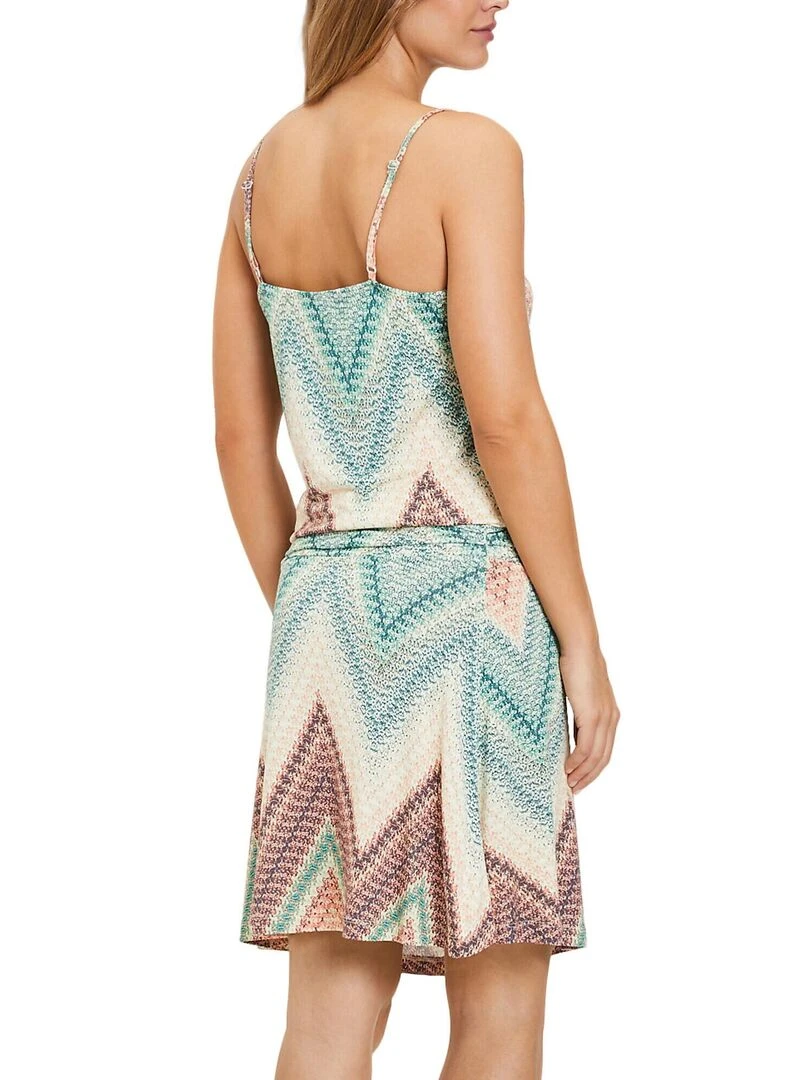Robe de plage fines bretelles Missoni Multicolore