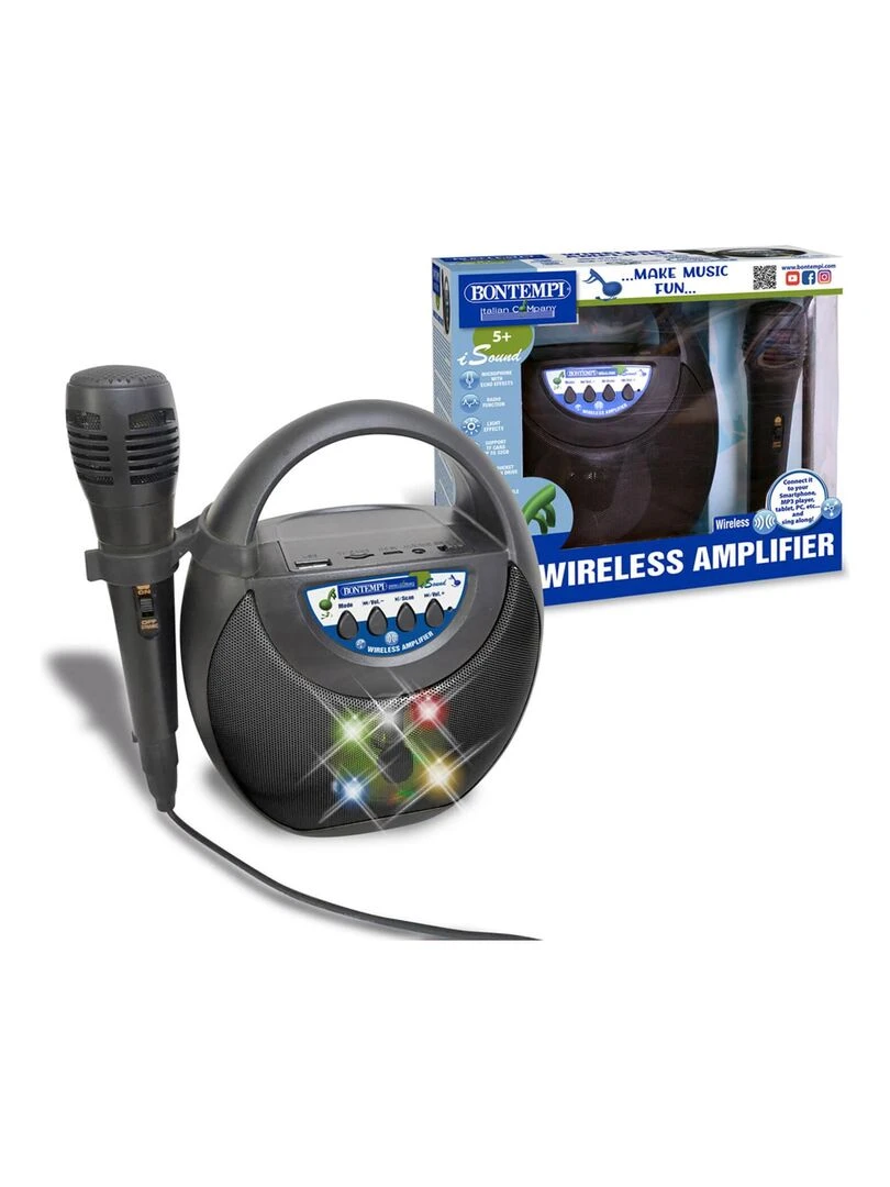 Amplificateur avec connexion sans fil avec 1 micro effet echo N/A