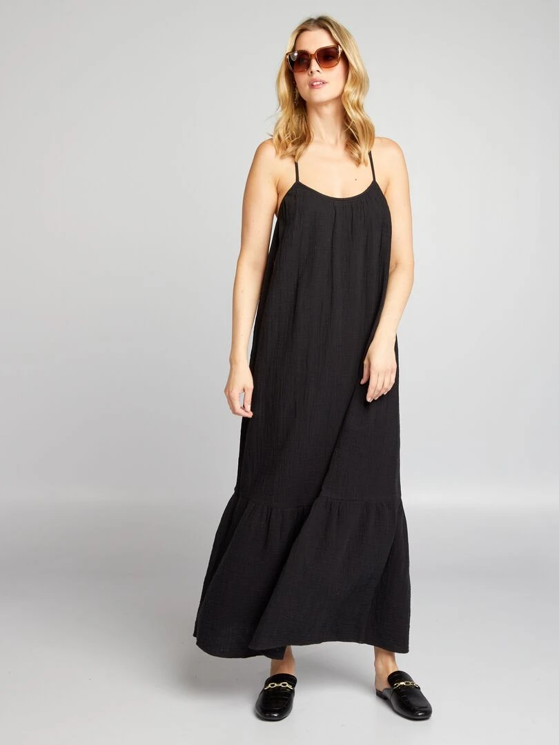 Robe longue noir