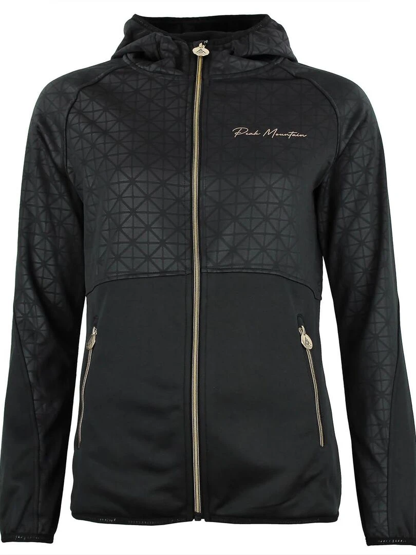 Blouson polarshell femme AMON Noir Noir