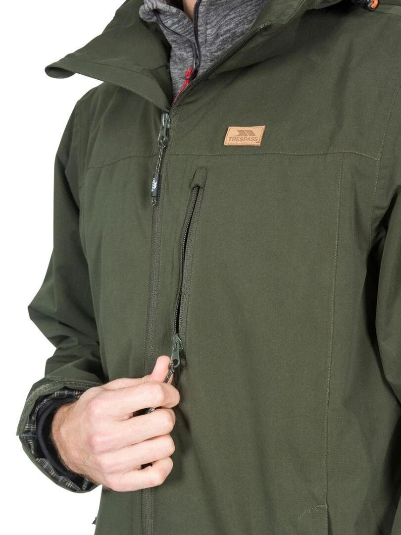 Trespass   Veste imperméable WEIR   Vert foncé