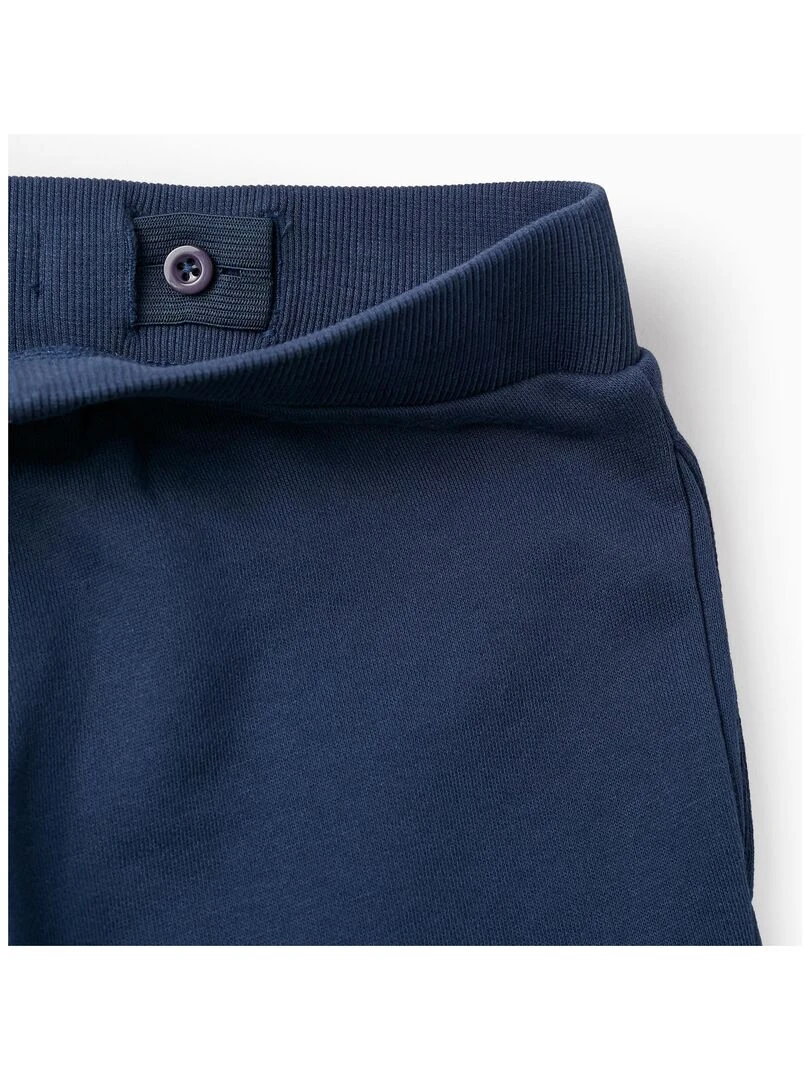Pantalon de sport en coton pour garçon 'Sonic'   Bleu foncé