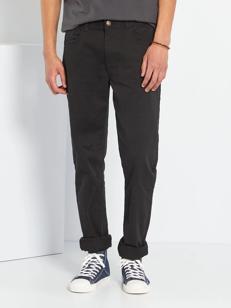Pantalon slim L38 + de 2m noir