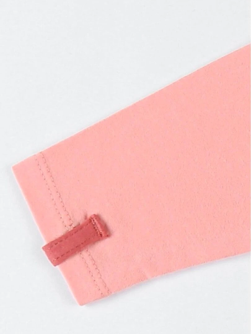 Pyjama 1 pièce léopard en jersey    Noukie's   Rose