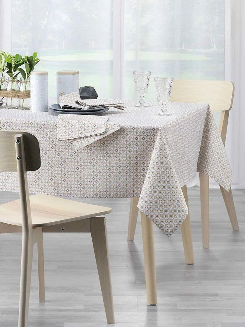 Nappe rectangulaire Azelia   Jaune