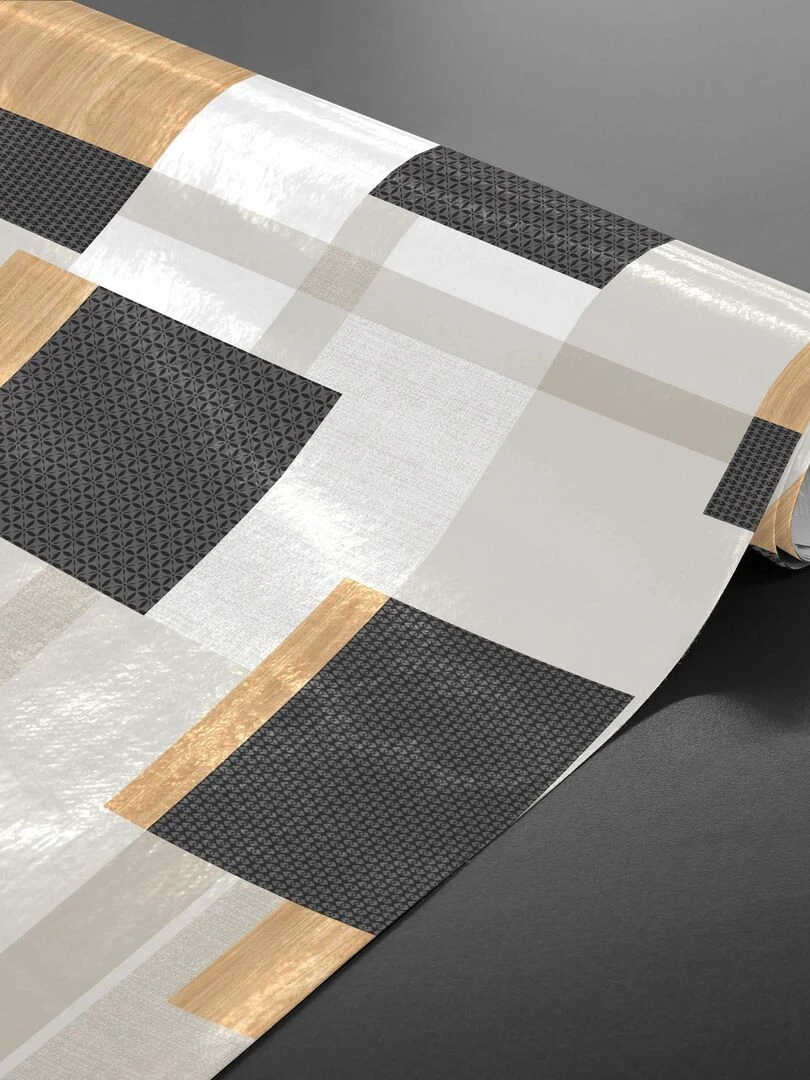 Rouleau de nappe toile ciree Solys 20m Beige