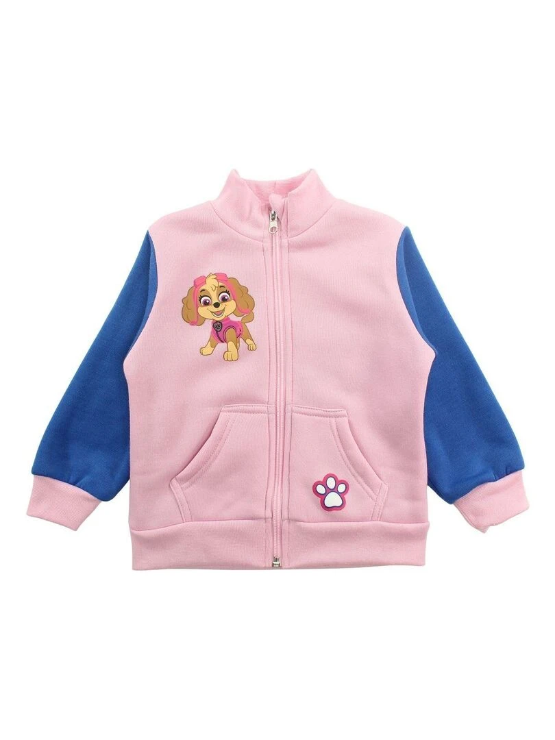 Paw Patrol Ensemble Veste pantalon fille Imprimé La Pat' Patrouille Bleu marine