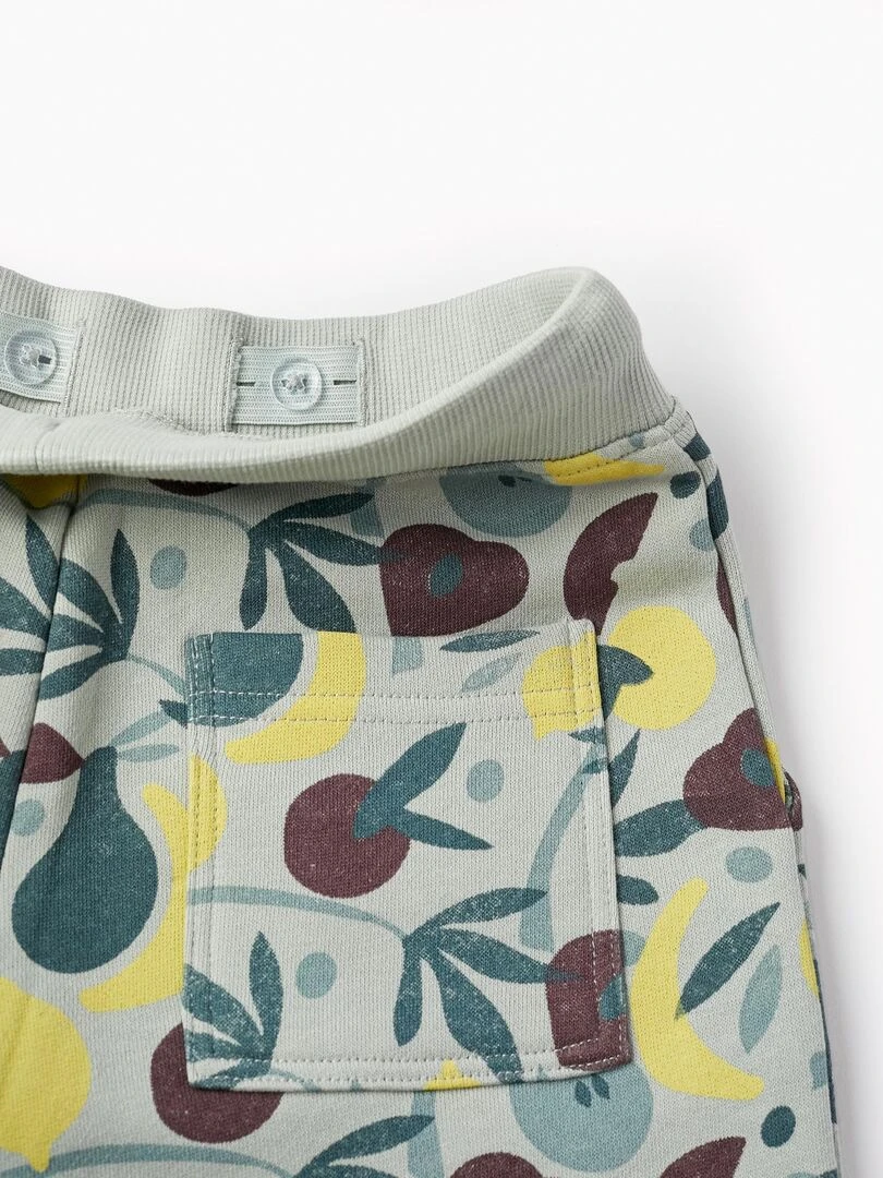 Shorts en coton pour garçon 'Fruits'  SICILIAN DAYS   Bleu clair