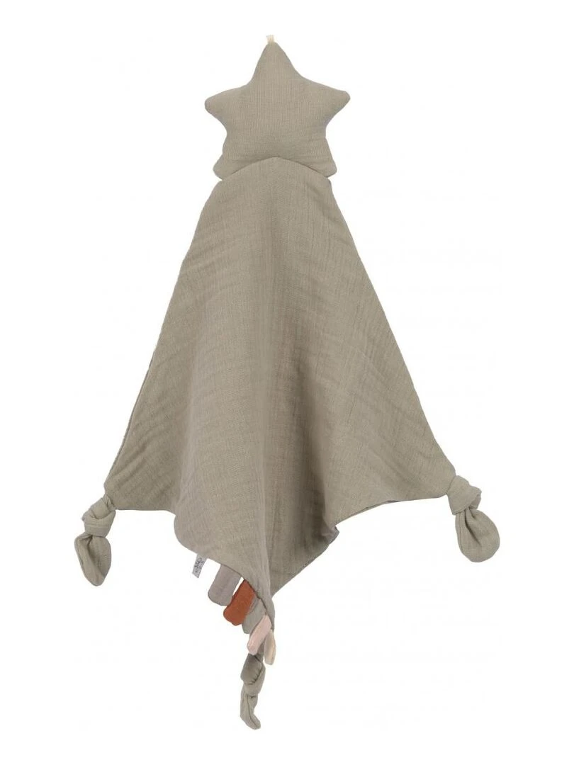 Doudou GOTS Étoile olive Multicolore