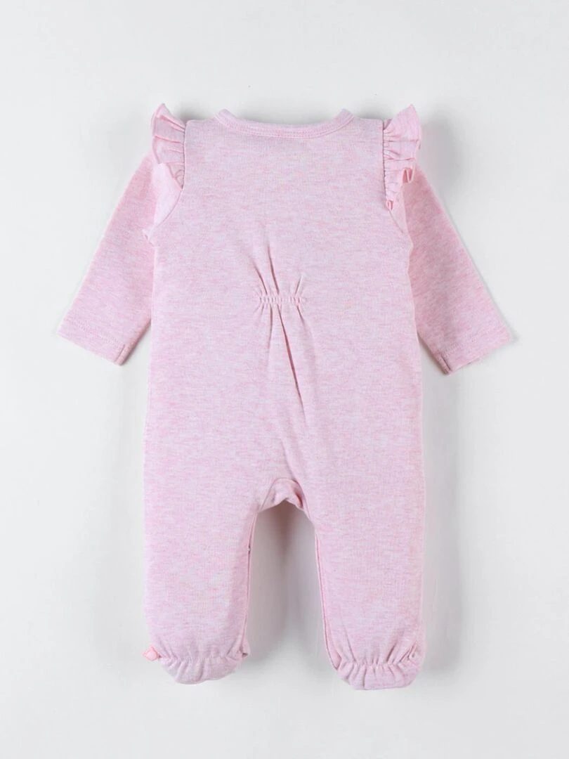 Pyjama 1 pièce girafe en jersey Noukie's Rose