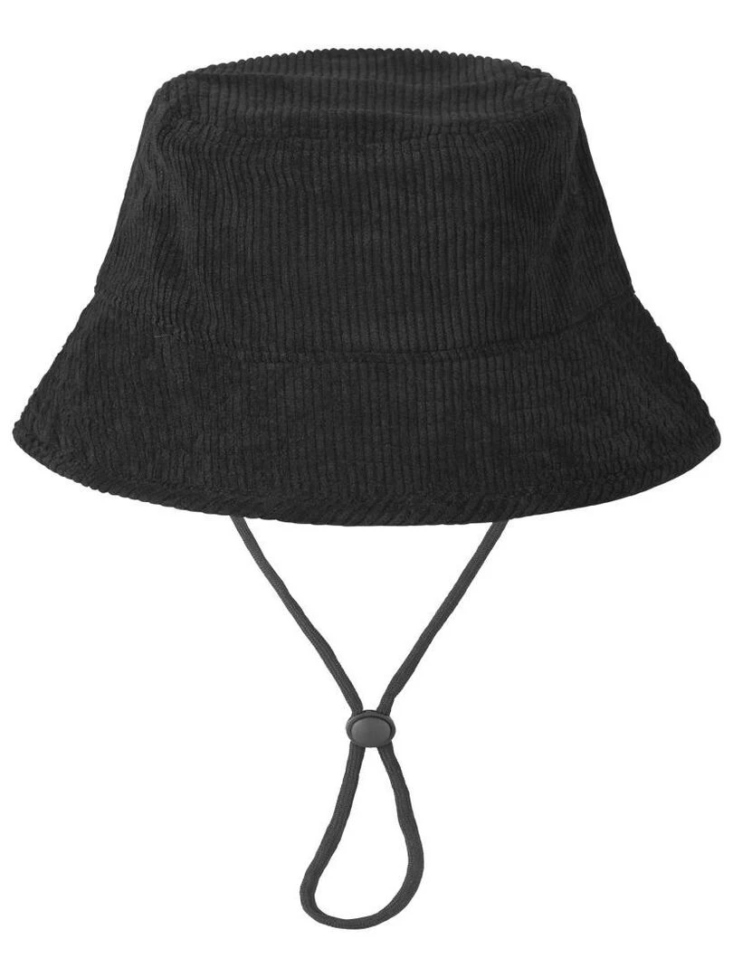 Bob uni en coton Velours Comme Des Loups Noir
