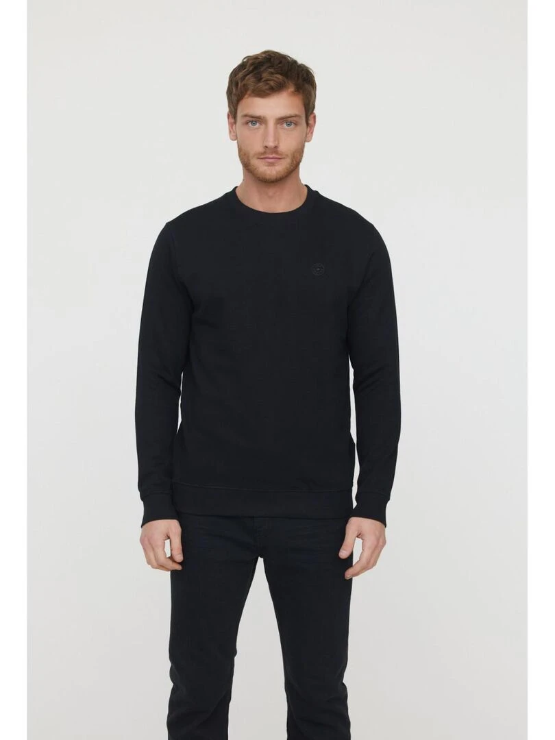 Lee Cooper Sweatshirt manches longues coton regular EDIE Noir