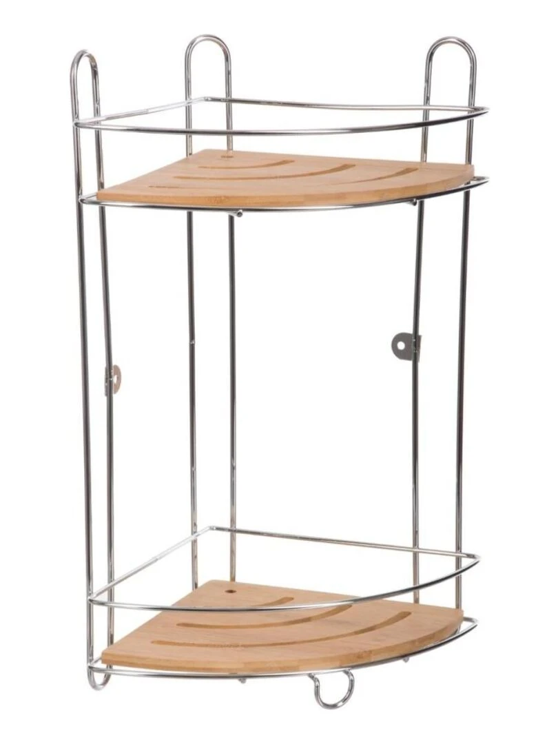 Étagère 2 niveaux Venterra bambou Beige