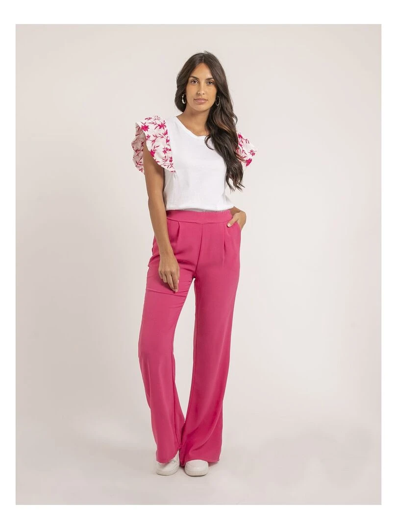 T shirt sans manches FARLI   Rose