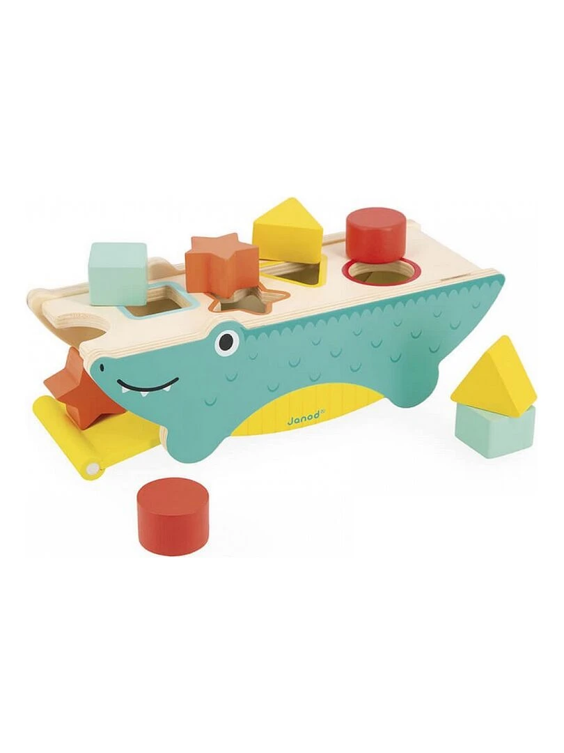 Boîte à formes Croco des formes en bois Tropik   N/A
