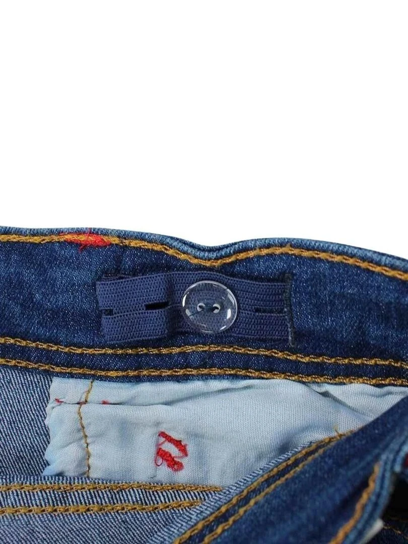 Lee Cooper   Bermuda garçon imprimé logo en coton   Bleu