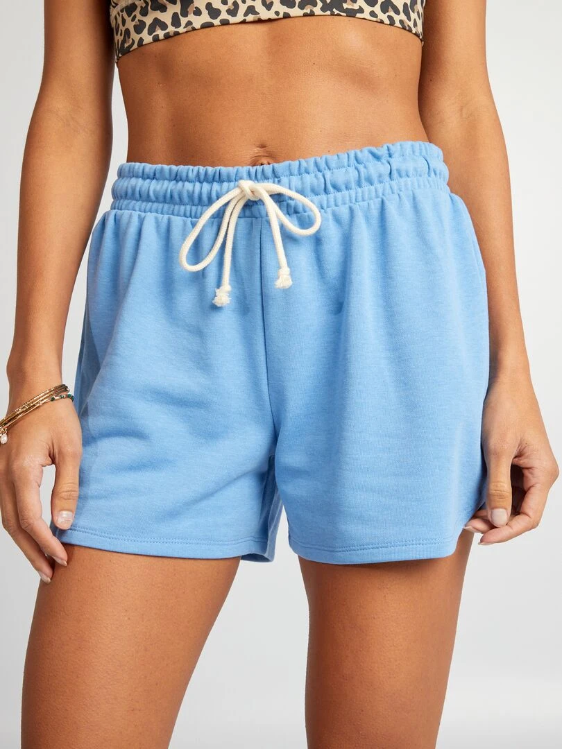 Short de sport   Bleu
