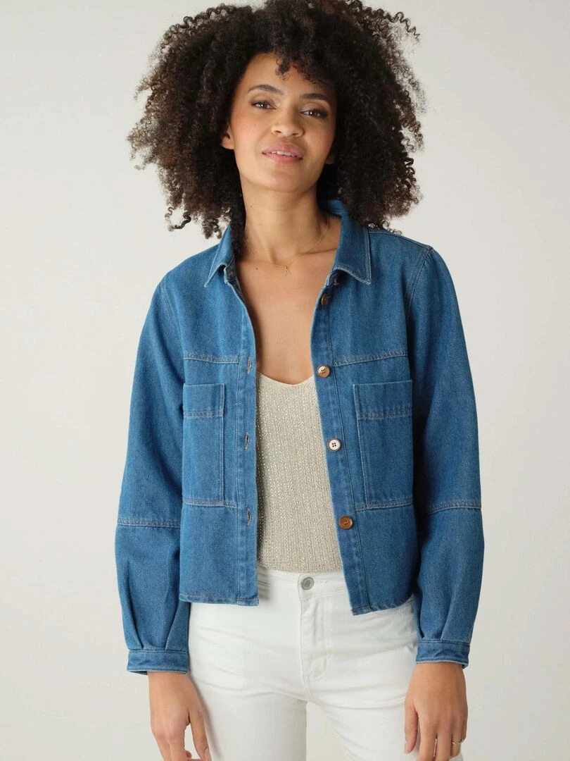 Veste en jean pour femme 'Deeluxe' Bleu