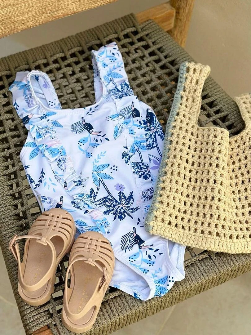 Maillot de bain enfant 1 pièce Moorea   Bleu