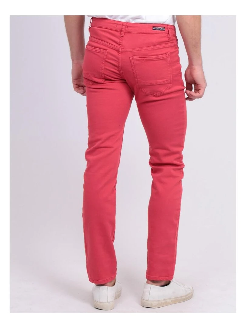 Pantalon 5 poches CANDELO Rouge