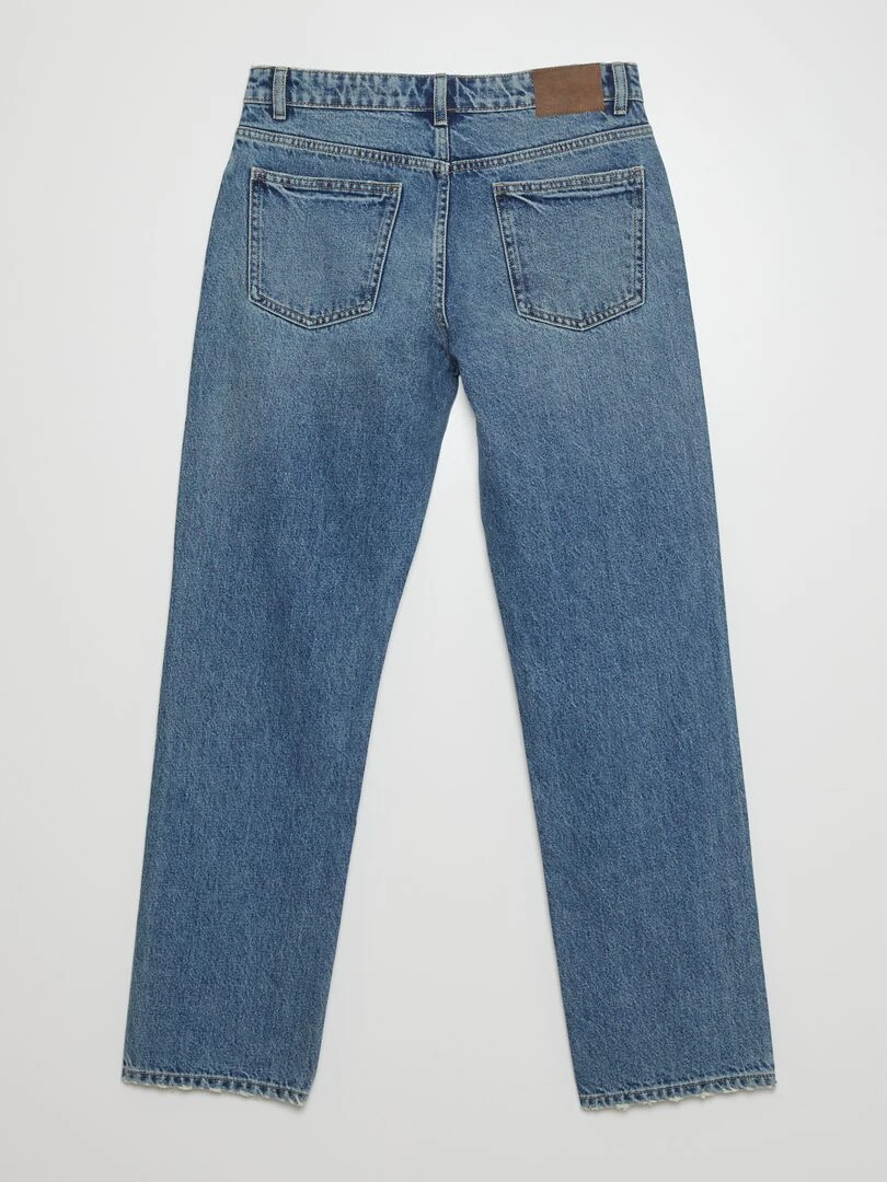Jean droit Bleu