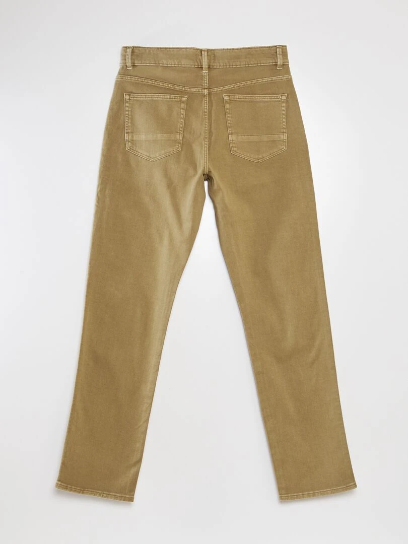 Jean droit Marron