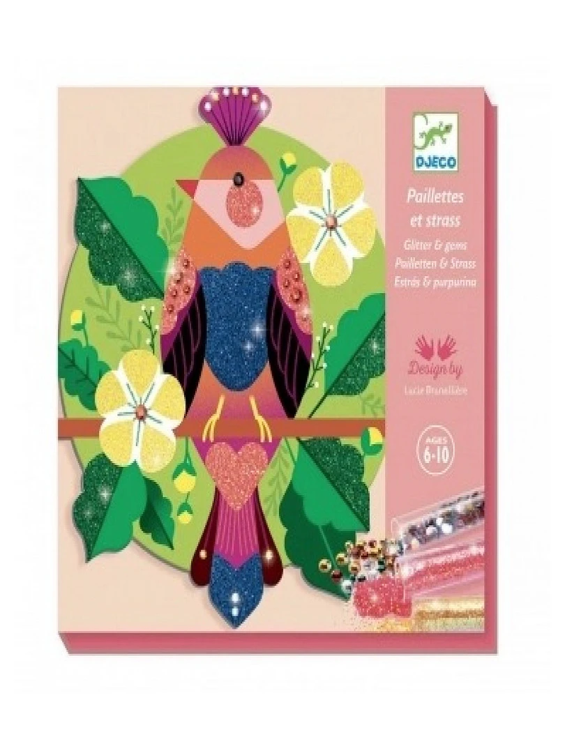 Tableau Paillettes Et Strass Paradisio 'djeco' N/A