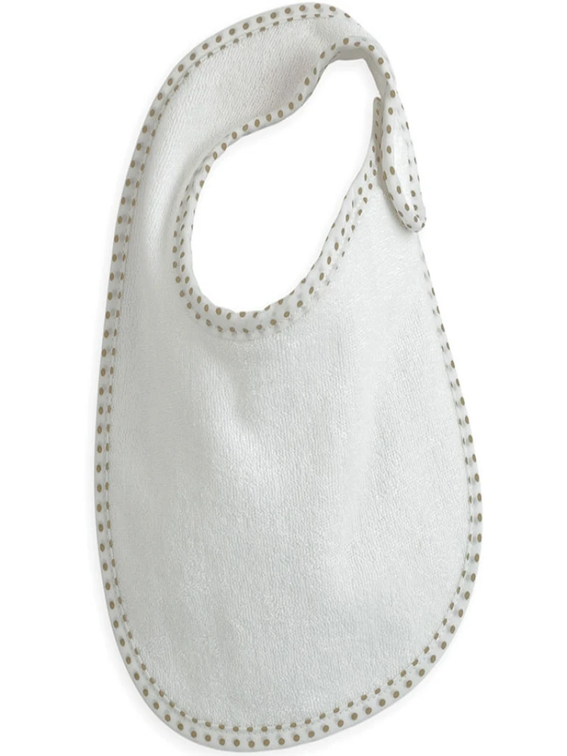 Lot De 7 Bavoirs À Velcro Essentiel Écrus Ecru