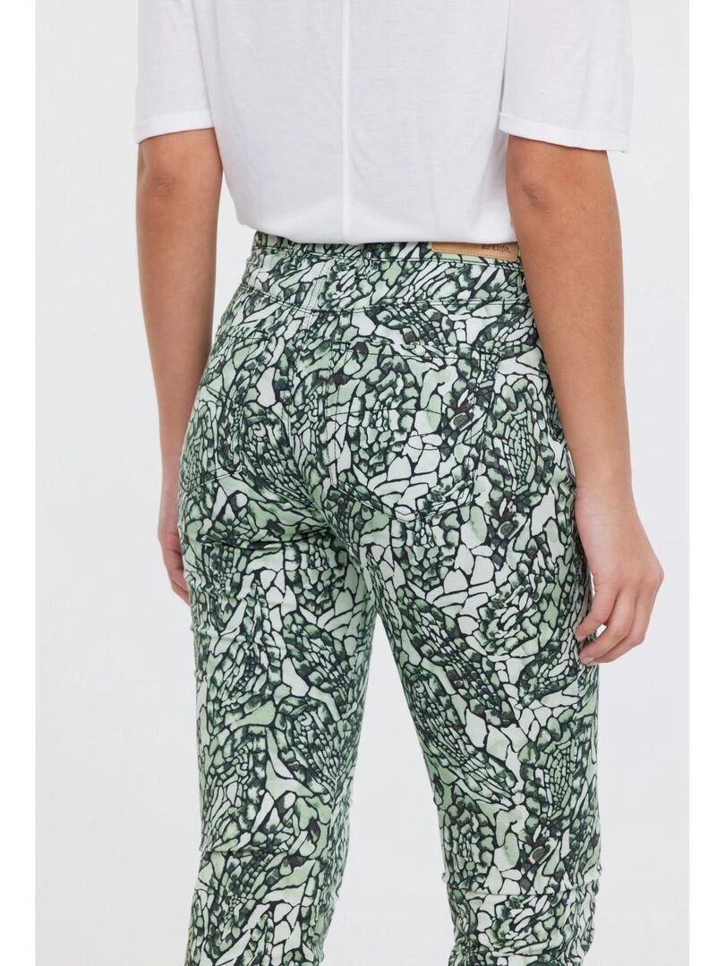 Lee Cooper   Pantalon coton slim LC135   Vert