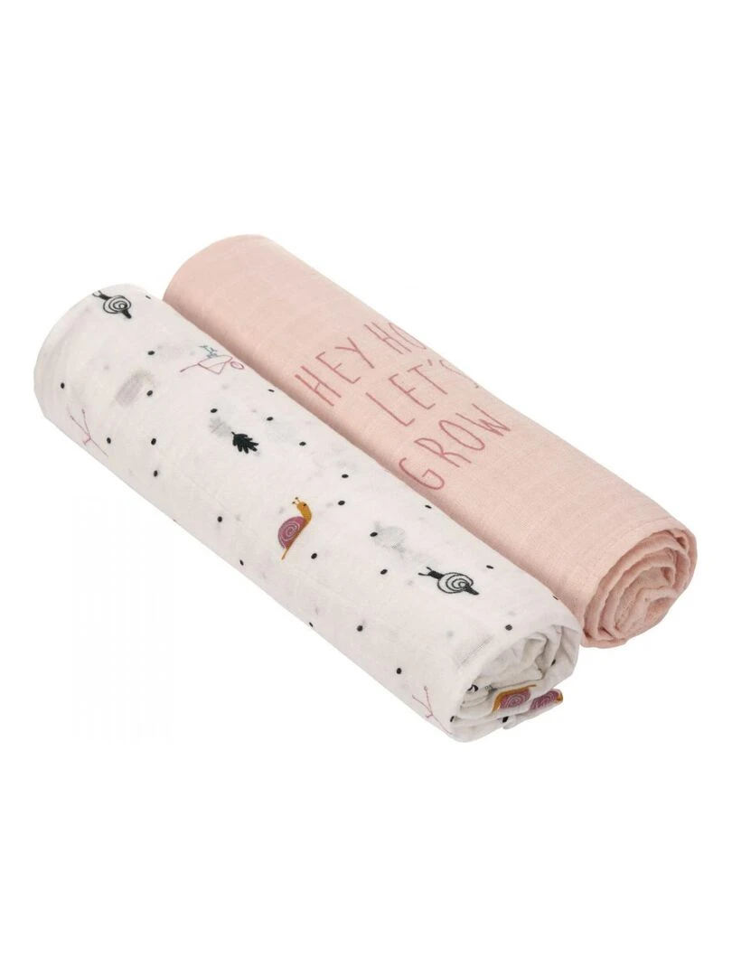 *Lange divinement doux XL Garden Explorer Snail boîte de 2 pcs 120 x 120 cm Multicolore