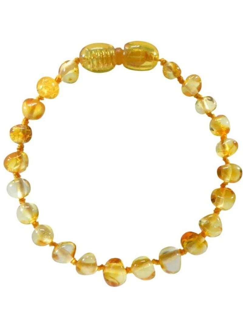 Bracelet Ambre bébé Honey Orange