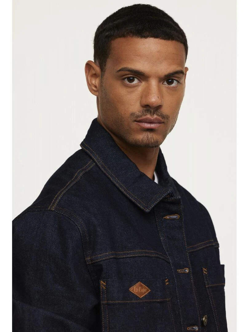 Lee Cooper   Veste manches longues coton slim FIXO   Bleu