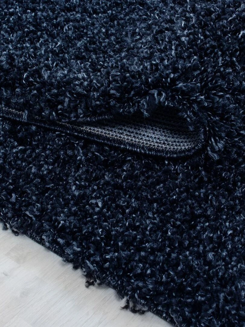 Tapis shaggy UNI L OEKO TEX® Bleu
