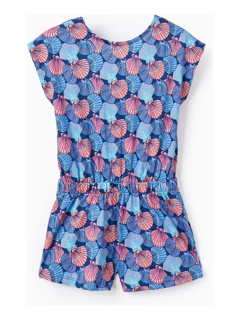Combi short Imprimé pour Fille 'Coquillages' EXPLORING AUSTRALIA Bleu foncé
