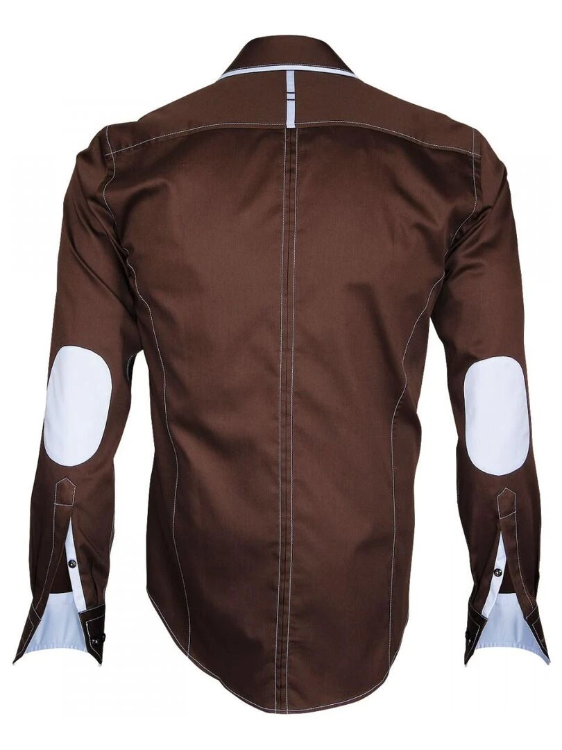 Chemise mode LAZZIO Marron