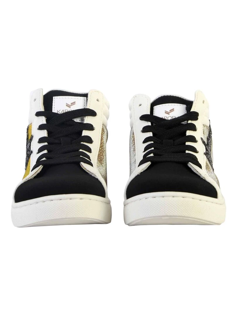 Basket à Lacets Montante Kaporal Tandem   Noir