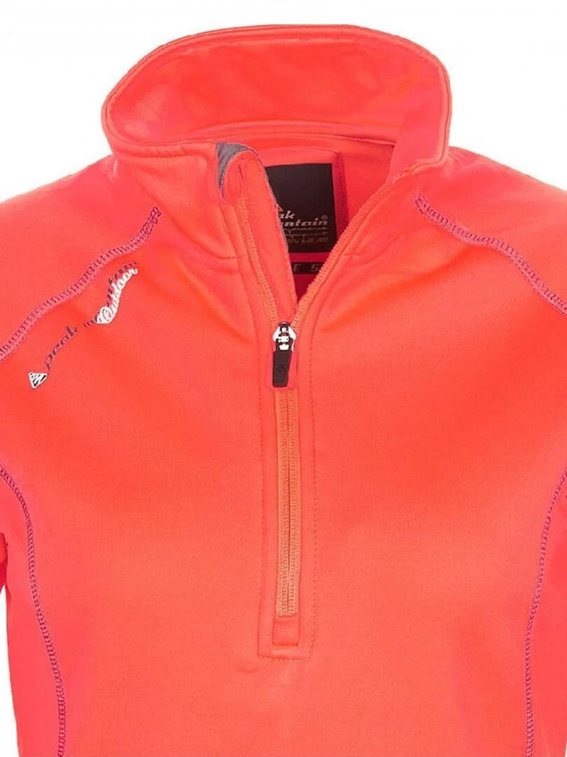 Sweat polarshell femme ACERUN   Orange