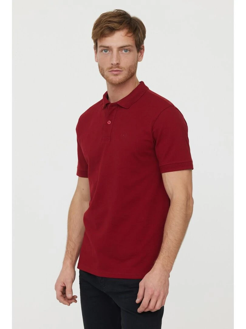Lee Cooper T Shirt manches courtes coton regular BAKO Rouge