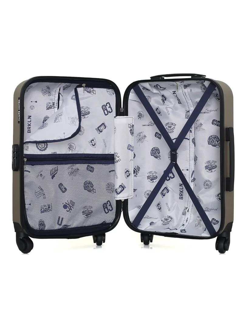 CAMPS UNITED   VALISE CABINE ABS CORNELL 4 ROUES 55 CM   Beige