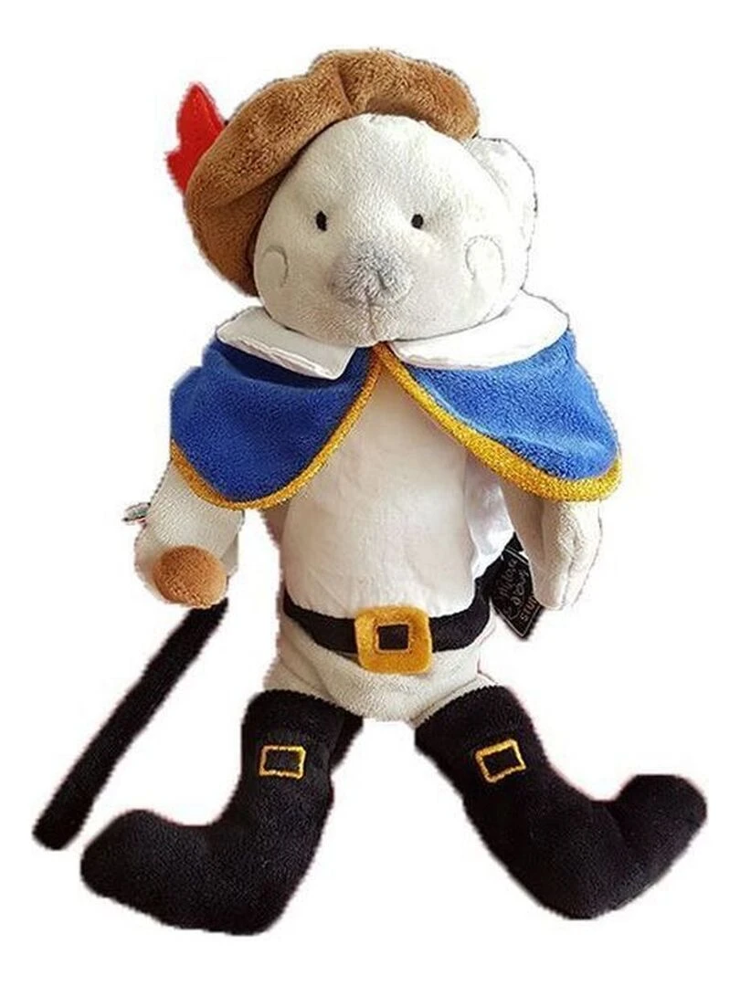 Doudou Histoire d'ours Chat Gris Botte marionnette Gris