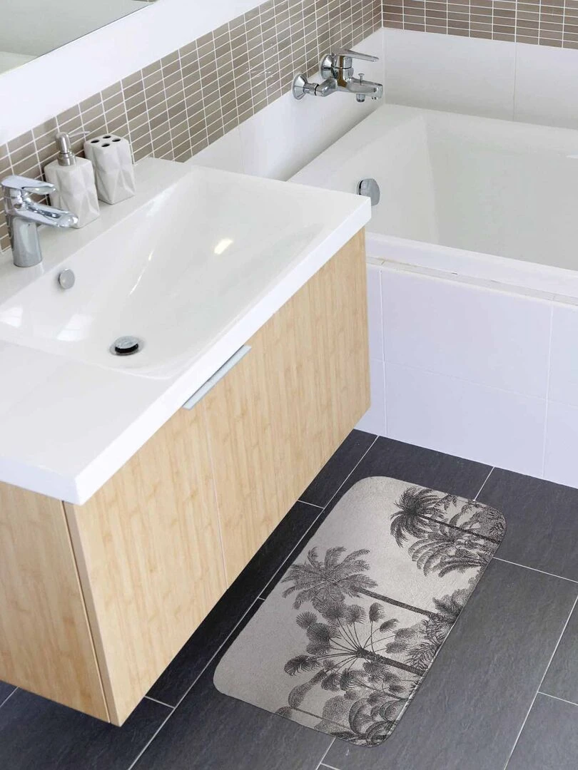 Tapis de bain cocoty Gris